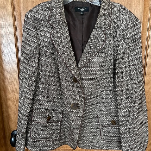 Talbots Jackets & Blazers - Talbots Lined Tweed Blazer